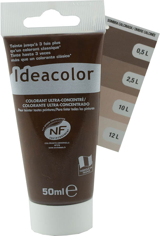 Colorant universel pour peinture ombre calcinée 50ml - IDEACOLOR